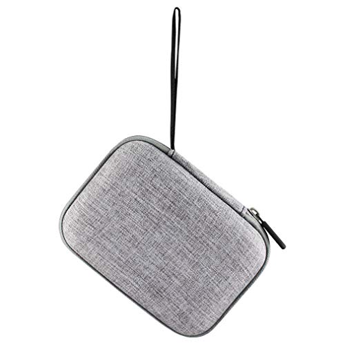 Portable External Hard Drive Carrying Case, Waterproof Hard EVA Shockproof Travel Case for 2.5-Inch Portable External Hard Disk Drive,Gray