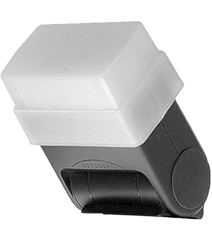 Vhbw Flitsdiffuser – Compatibel Met Nikon Speedlight SB-700, SB-800, SB-900, SB-910, SB-N7, Incl. Wit & Oranje Scherm – Zachter Licht, Minder Schaduw