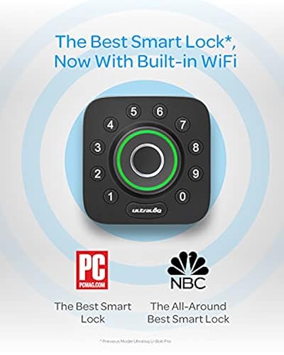 ULTRALOQ Bolt Pro Z-Wave Smart Lock with Fingerprint ID, Work with