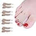 CHOLJ Toe Splint Wraps Pack of 8 Non Slip Hammer Toe Straightener for Broken, Crooked, Overlapped, and Hammer Toes-Women and Men