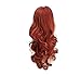 DINIFER® wig Jessica Rabbit Ariel Wigs Daily Wear Hair Copper Red Wig Extension Female Cartoon Character Halloween Masquerade Playing Game Big Wave Wig