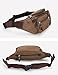 Waist Pack, Mens Canvas Fanny Packs Running Sling Backpack Crossbody Bag Fanny Packs