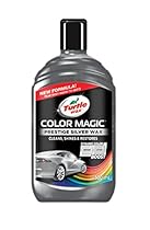 Turtle Wax T4090S Silver Color Magic Plus Colored Car Polish Cleans Shines Restores Scratches Includes Chipstick 500ml