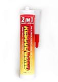 Rescue Bond | 2-in-1 Sealant & Adhesive | Interior & Exterior Sealant & Repair Caulking | Multipurpose | Use on Windows, Tile, Bathroom, Wood, Brick, Pool or RV | Non-Toxic & Odor-Free | White