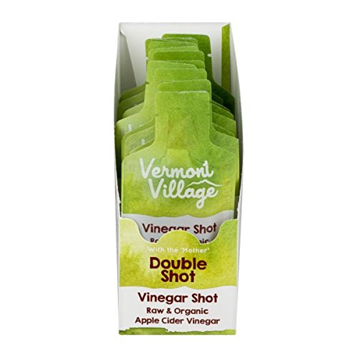 Vermont Village Organic Apple Cider Vinegar Shot Turmeric Honey 144 Shots