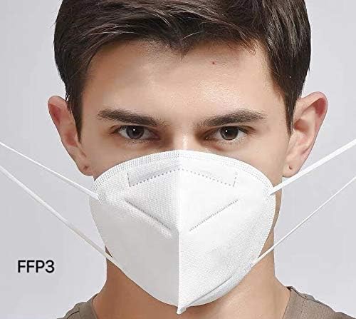 5PCS Anti-Fog Headband N95 FFP3 Mask Dust Mask Riding Face Mask Safety Masks Anti Dust Masks Dustproof Facial Protective Cover Masks(FFP3,SKYYKS)