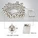 S&G Waterproof Wrought Iron Ball 30 LED Battery Operated Fairy String Lights, 21-Feet (6.5 Meters) - Warm White Bulbs
