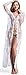 The Victory of Cupid plus size lace long coat Long Gown Jacket Nightwear, Small, White