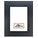US Art Frames 12x36-Inch Wall Decor Picture Poster Frame, Smooth Wrapped Finish, 1 Inch Wide Flat, Black, Wood Composite MDF