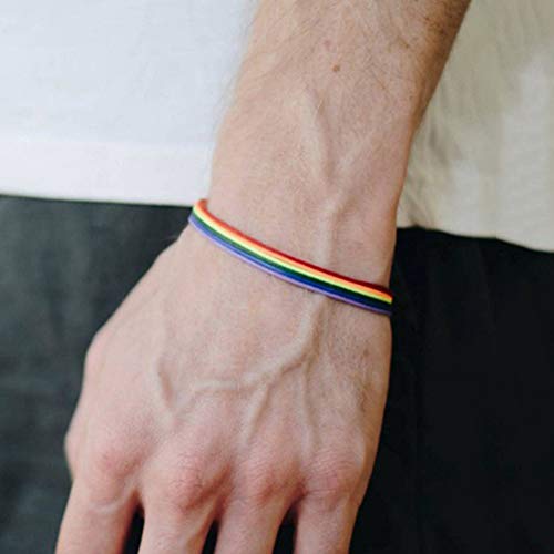 4 Jiecikou+Rainbow+Bracelet+Handmade+Wristband