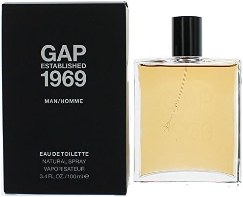 Gap Established 1969 Cologne for Men Eau de Toilette 3.4 oz