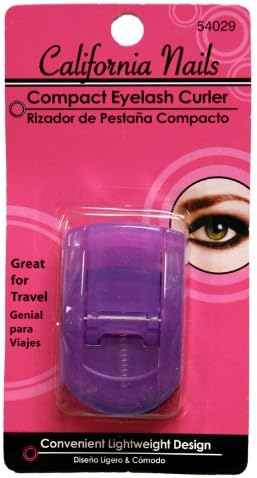 California Nails Compact Eyelash Curler - Will Work on Even the Most Stubborn Lashes