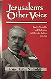 Jerusalem's Other Voice (Jerusalem studies series) by