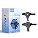 eBoot Solid Metal Wall Mount Stand Holder Stand Bracket for All-New Echo Dot 2nd Generation (Black)