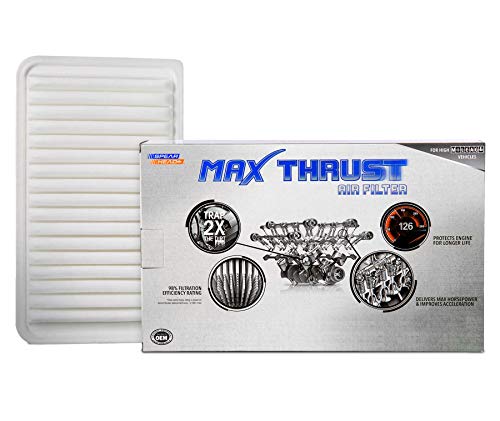 Spearhead MAX Thrust Performance Engine Air Filter For Low & High Mileage Vehicles - Increases Power & Improves Acceleration (MT-360)