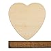 Wood Heart 8-1/2 Inch, Unfinished Wooden Heart Cutout Shape, Wooden Hearts (8-1/2” Wide x 1/8” Thick) - Bag of 10