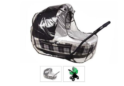 Baby Stroller and Bassinet Raincover - Weathershield for Stroller or Classic Pram