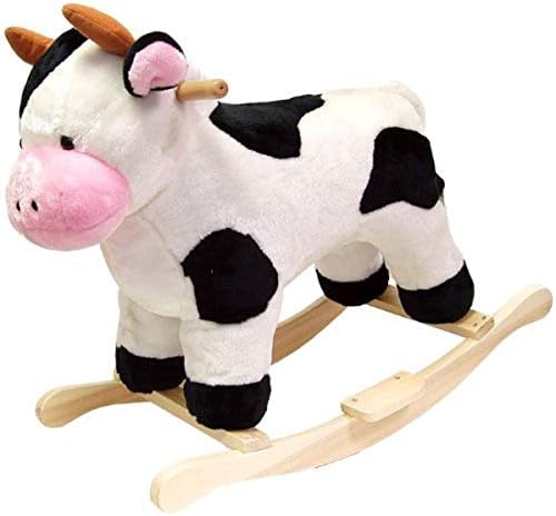 Happy Trails Cow Plush Rocking Animal