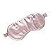 YUNS Advanced Silk Sleep Mask, Eye Mask for Sleeping, 19 Momme Mulberry Silk, Big Size 22X10cm, 1pc.(Lotus Pink)