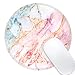 Galdas Mouse Pad Mousepad Round Gaming Mouse Pad Rubber Base Cloth Mouse Pads for Computers Laptop (Updated Version) … … ((Marble)