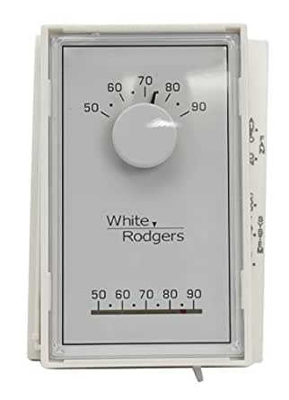 White Rodgers Vertical Thermostat - 1E56N444 - Non-Mercury