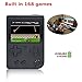 ANBERNIC Handheld Game Console, Retro FC Game Console,Entertainment System Video Game Console with 3 Inch 168 Classic Games , Birthday Present for Children (Black)
