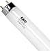 EiKO 15523 Model F15T8/WW Linear Fluorescent Tube, 15 Watts, Medium Bipin G13 Base, T-8 Bulb, 18.0"/457mm MOL, 1.0"/26mm MOD, 2.75 miligram Mercury Content, 845 Approx Initial Lumens, Pack of 1