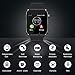 Smart Watch Bluetooth Fitness Tracker, Qidoou Android iOS Compatible Smartwatch of SIM SD Card Slot, Waterproof Pedometer Sleep Calorie Monitor Call/Message Music Clock for Kids Men Women (Black)