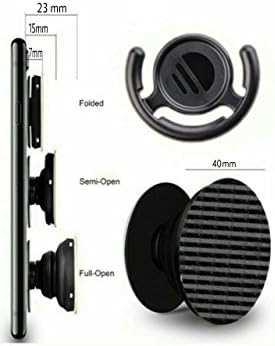 Roko Pop Clip Car Mount Socket and Expanding Stand for Iphone,Smartphones,Tablets-strips crocodile