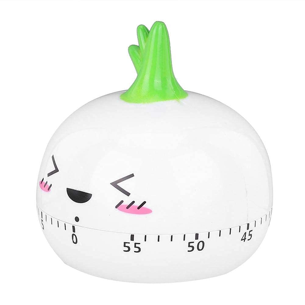 60 Minute Visual Timer for Kids,Egg Timer,Mechanical Kitchen Timer,Cartoon Lovely Onion Kitchen Timer,Kitchen Cooking Timers Mechanical Countdown Timer Alarm Clock for Baking,Learning