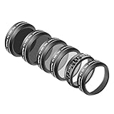 Neewer 6 Pieces Filter Kit for DJI Phantom 4 Pro Quadcopter - UV, CPL, ND4, ND8, ND16 and ND32 Filter, Made of Optical Glass and Aluminum Alloy Frame and Waterproof MRC 16-Layer Coating (Black)