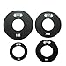 Micro Gainz Olympic Fractional Weight Plate Set of .25lb, .50lb, .75lb, 1lb Plates - 8 Plate Set - Designed for Olympic Barbells, Used for Strength Training and Micro Loading