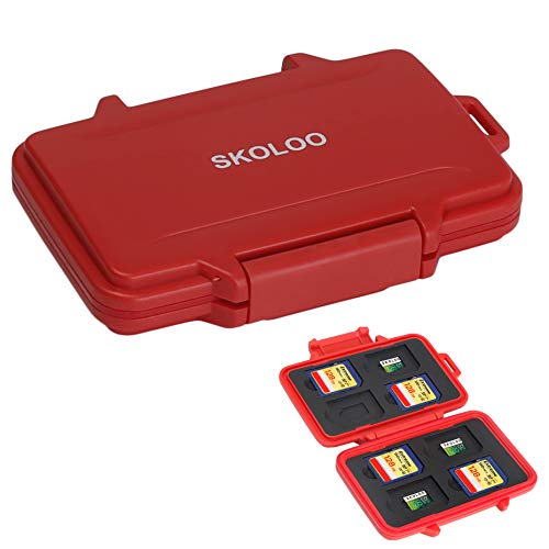 SD Card Holder Case Hunter, SKOLOO Weatherproof Micro SD Card Case