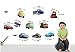 Wall Decal Sticker Cars Walt Disney Pixar Kids Bedroom and Kindergarten Mural Home Decor DIY Plastic Self Adhesive Removable Small