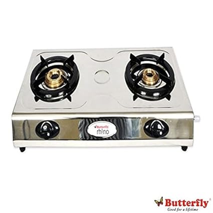 Butterfly Lpg Rhino 2 Burner Gas Stove