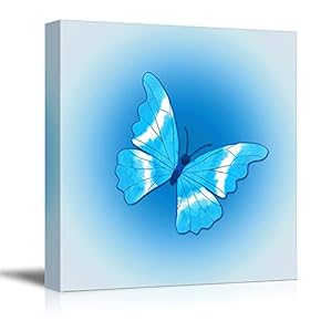 wall26 Canvas Wall Art Colorful Butterfly Pictures Home...