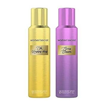 Women's secret Oh Happy Day and Sexy Bloom Deodorant for Women, Pack of 2