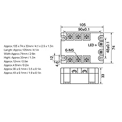 AC220V 3 Phase Solid State Relay DC to AC Input