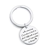 Teacher gifts for nurse gifts coworker moving away gifts for friends moving away bangle Farewell Bracelet for new job gifts for women promotion gifts BFF gifts new job gifts for coworkers (Keychain)