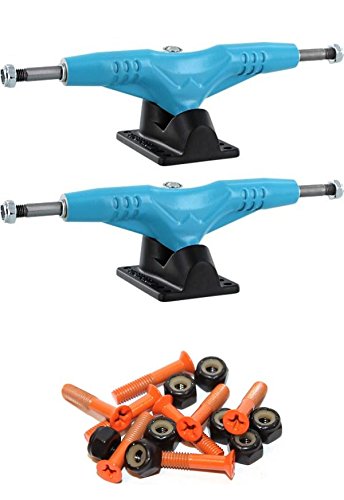 Gullwing Trucks Pro III Blue/Black Longboard Trucks with 1" 