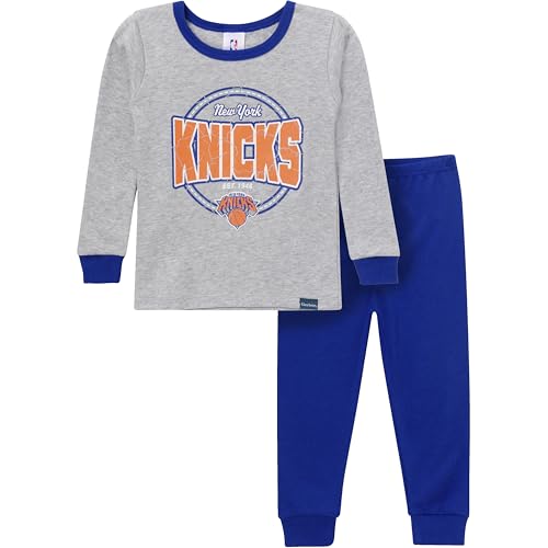 Gerber Unisex Toddler NBA Team Snug Fit Cotton Pajamas, New York Knicks, 2T