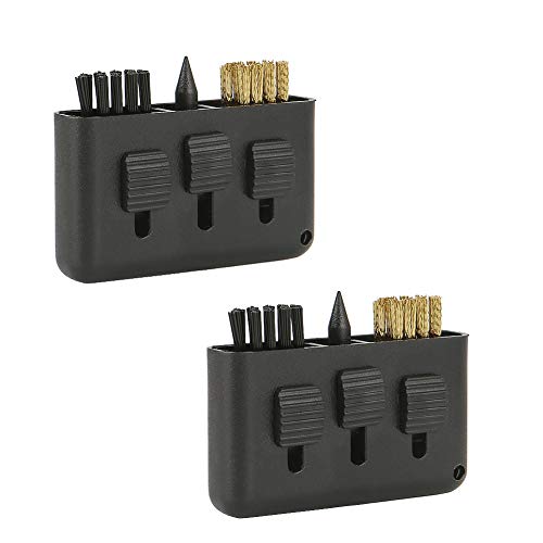 Tearcam 3 in 1 Retractable Golf Ball Brush Multi-Function Equipment Cleaner for Golf Club Ball Divot Kit Pocket Cleaner Tool - Thumbnail 3