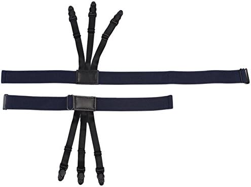 LUHEN Women Garters Garter Belts Sexy Thigh Ring Garters Antiskid Shirts Clip (Navy Blue)