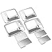 For Ford Super Duty 4DR 4pcs Exterior Door Handle Cover without Passenger Keyhole (Chrome)
