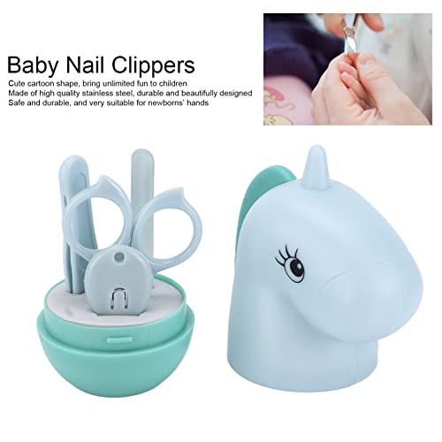 Baby Nail Kit, Cute Cartoon Shape Tighter Grip Infant Nail Clippers for