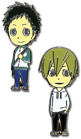 Durarara: Midado and Masaomi Anime Pin Set