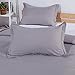 Rural Dandelion Luxury Duvet Cover Bedding Set - Hotel Quality, Comfortable, Breathable and Soft- 3 Piece, Queen, Gray