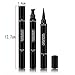 Eyeliner Stamp -Waterproof Makeup Cosmetic winged long lasting eye liner pen Black Liquid