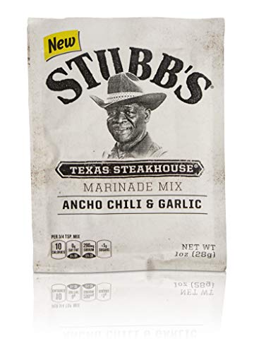 StubbS Beef- Chicken- Pork- & Texas Steakhouse Marinade Mix Variety Pack- Gluten-Free- 1Oz (Pack Of 12)