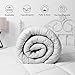 MoMA Light Gray Quilted Queen Comforter - Duvet Insert Comforter Set - Elegant Bedding for Comfort - Queen-Size Bed Comforter - Hotel Down Alternative Comforter - Quilted Design Comforter - 86